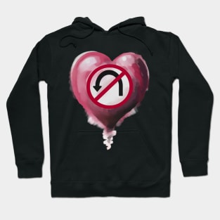 No U-Turn Heart Hoodie